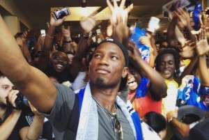 Drogba fue recibido como héroe por los fans del Montreal Impact