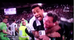 dani alves celebración coppa italia juventus