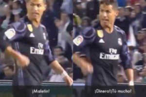 Cristiano Ronaldo insinuó que el Celta estaba pagado: ''Maletín... Dinero, tu mucho''