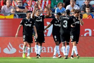 Primer gol de muriel con el sevilla