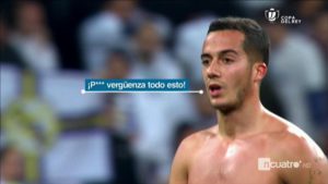 Lucas Vázquez estalla tras eliminación del real madrid