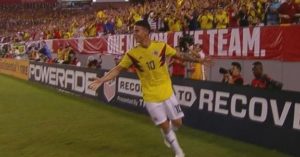 TERRIBLE GOLAZO de James Rodríguez ante Estados Unidos en amistoso. La zurda del crack colombiano! 