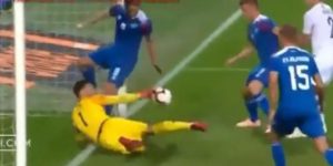 Lloris y 4 surreales ATAJADAS seguidas ante Islandia